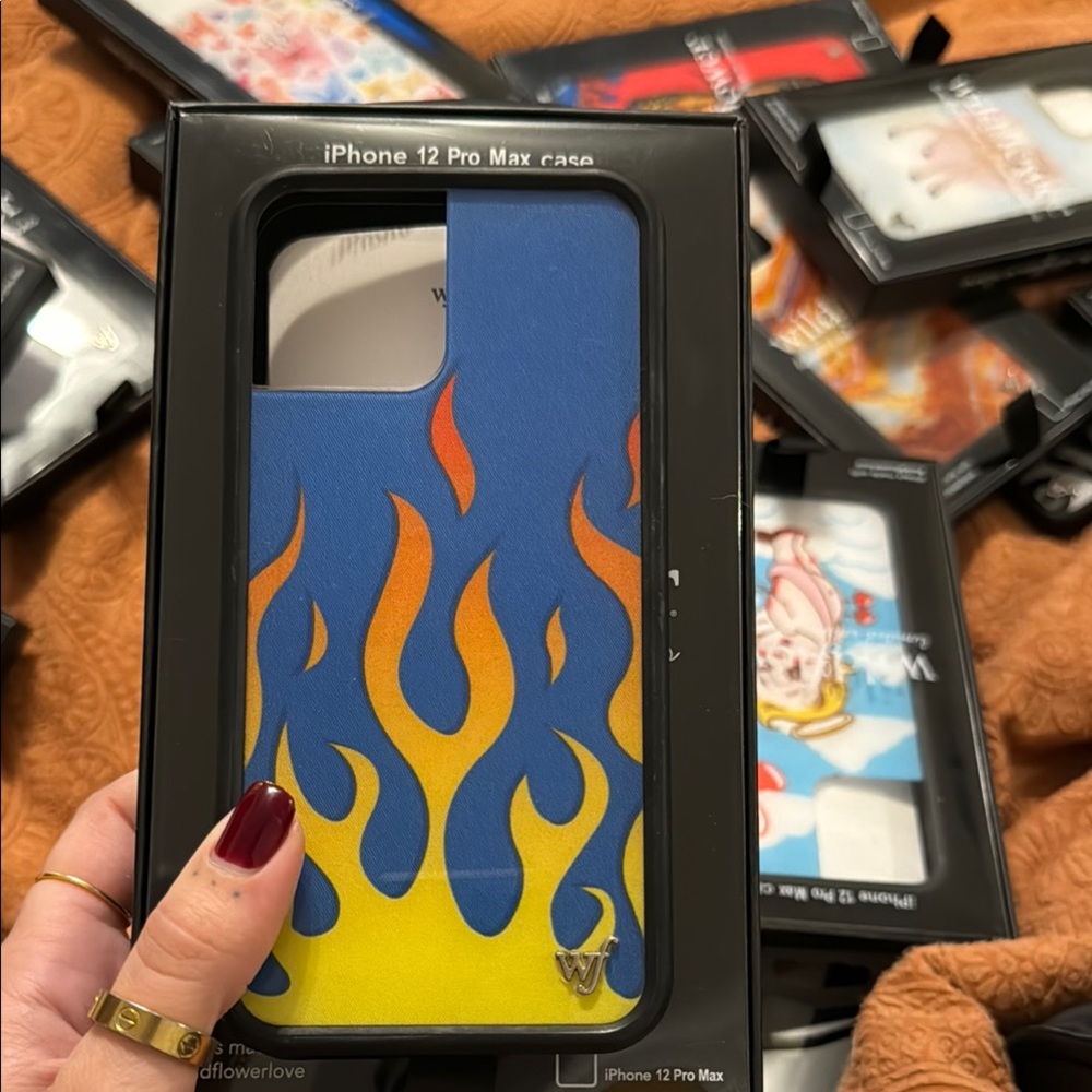 Wildflowers Blue Flame iPhone 12 Pro Max Case